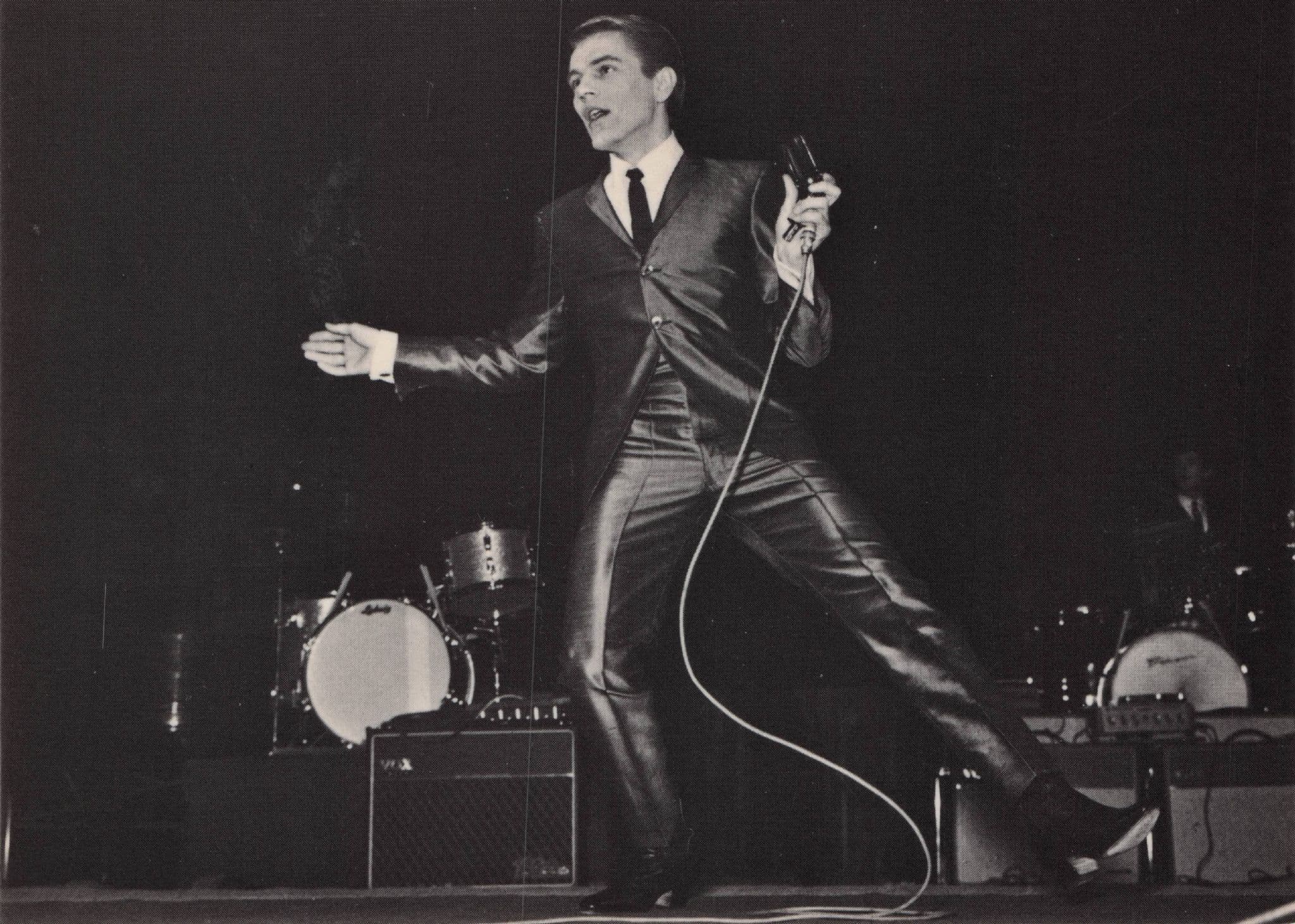 Adam Faith Live In Concert in 1961 Photo Postcard