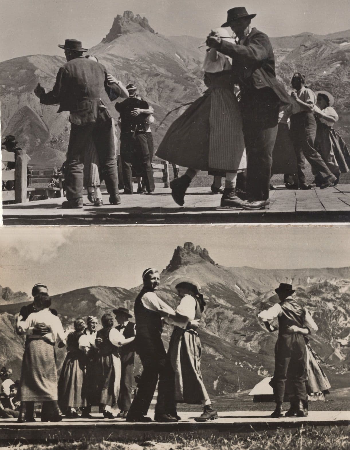 Adelboden Switzerland 2x Swiss Folk Morris Dancing Old Postcard s