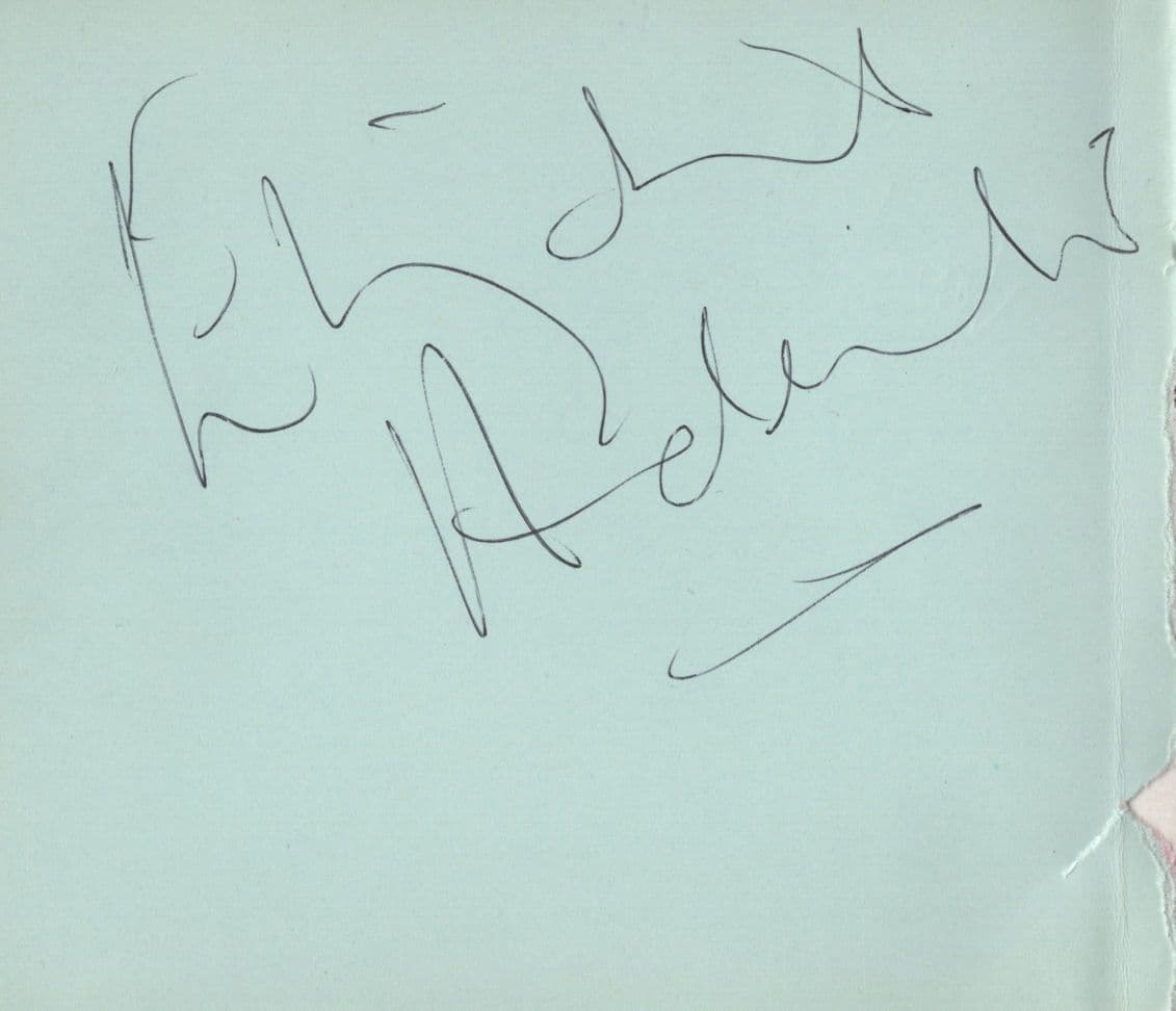 Adrian Grater 1960s Royal Ballet Hand Signed Autograph
