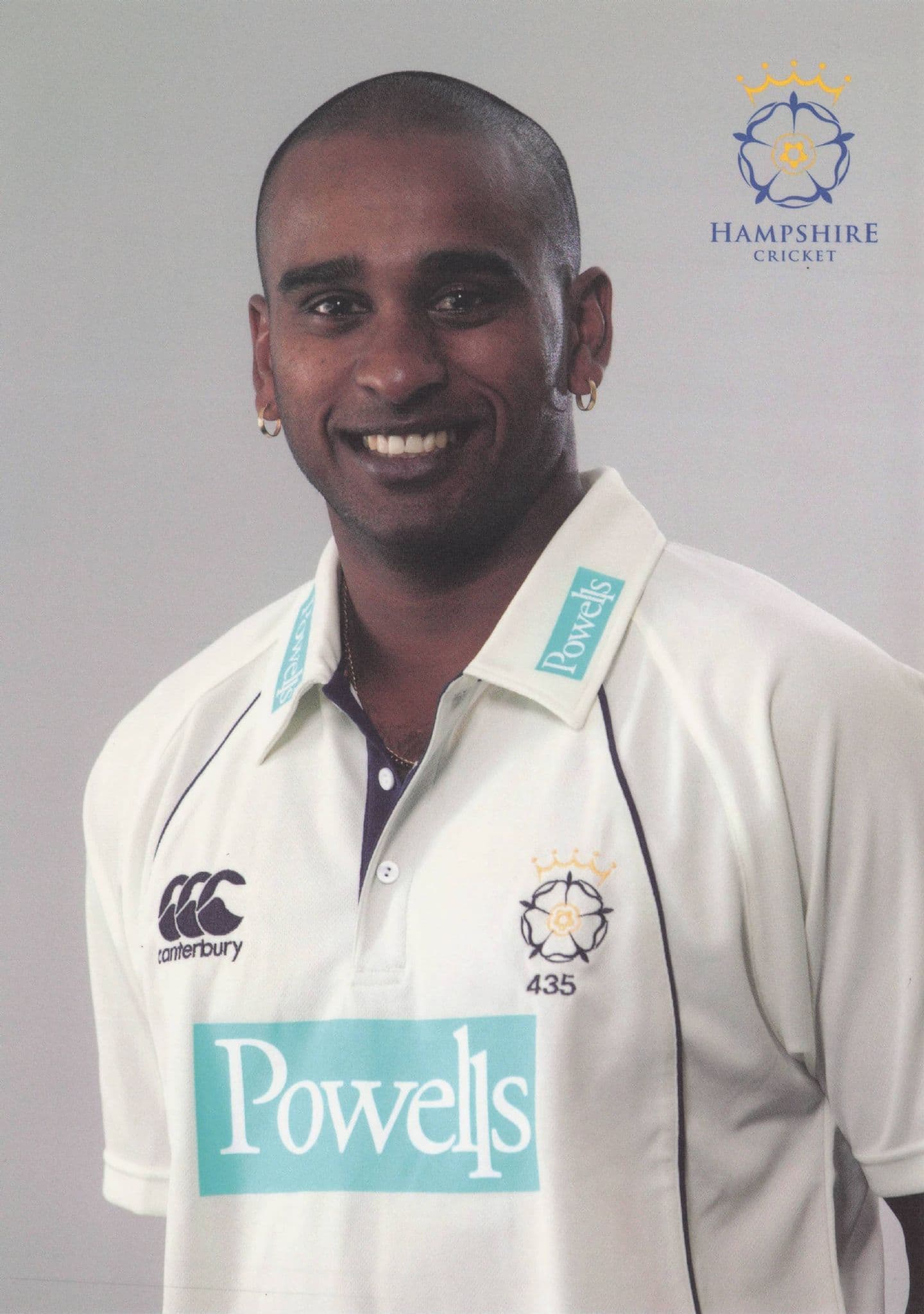 Adrian Mascarenhas Hampshire Cricket Player Rose Bowl 2008 Postcard