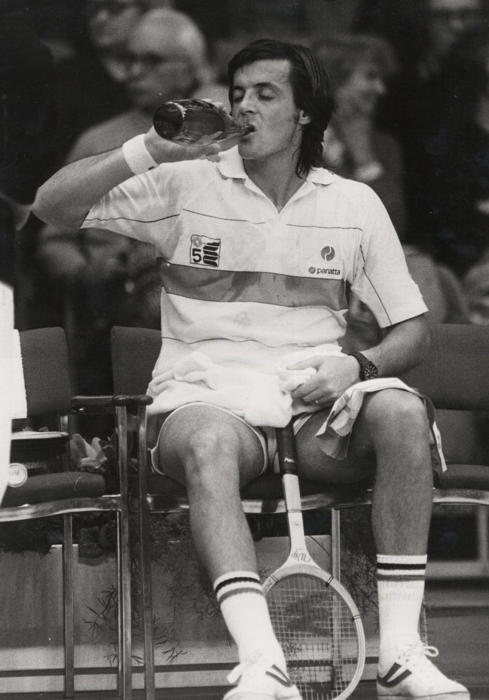 Adriano Panatta Italian Tennis Davis Cup 10x8 Press Photo