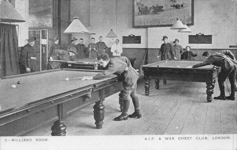 AIF & War Chest Club Horsferry Road London Antique Postcard