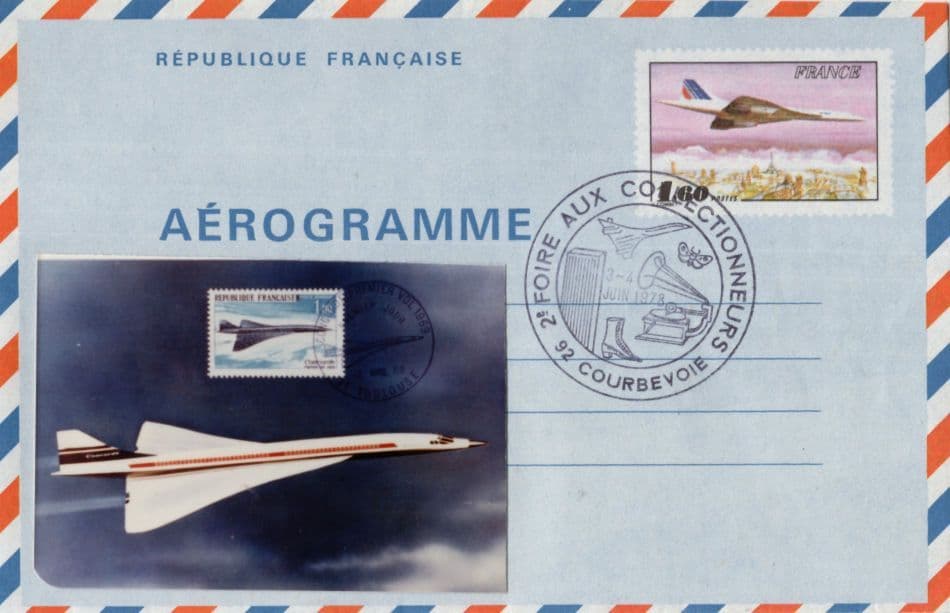 Air France Concorde Mexico Paris Inaugural Cover 1978 FDC