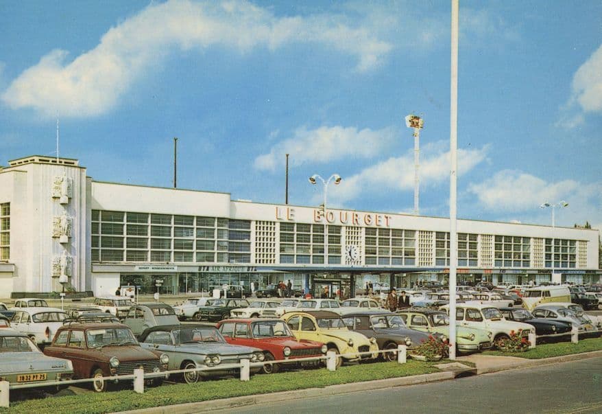 Aircraft International Airport Aeroport de Paris Le Bourget Postcard