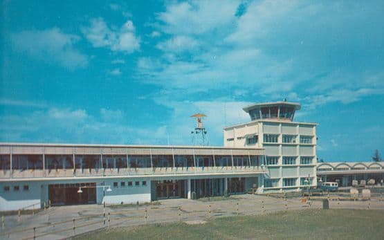 Airport Nassau Bahamas 1960s Postcard