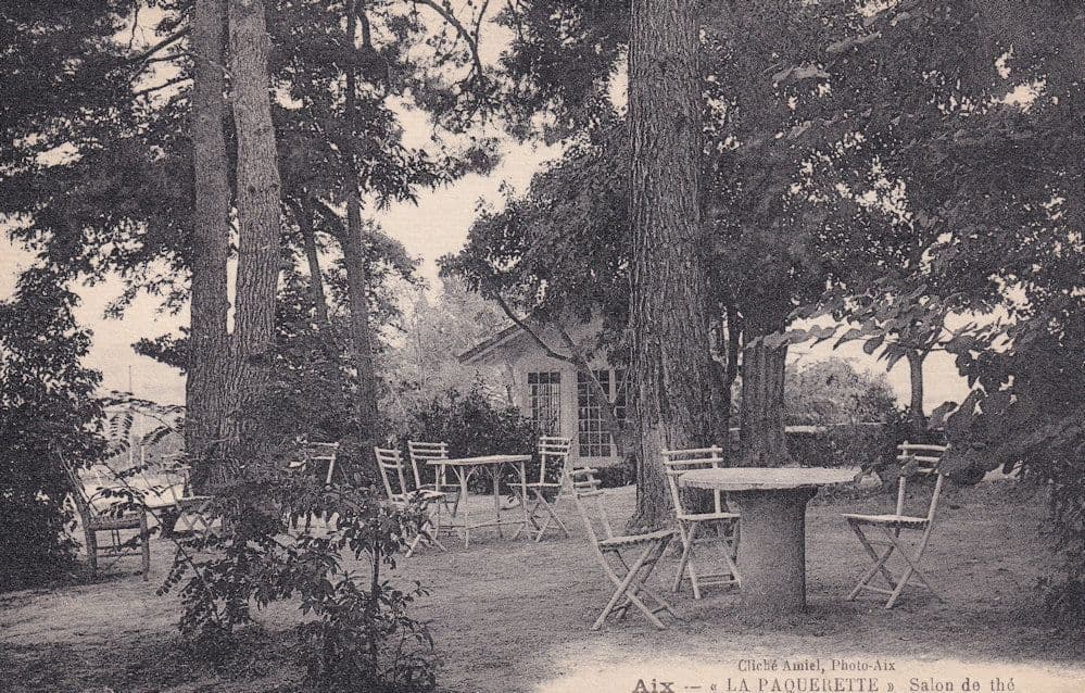 Aix Les Bains Salon De La Paquette Antique French Postcard