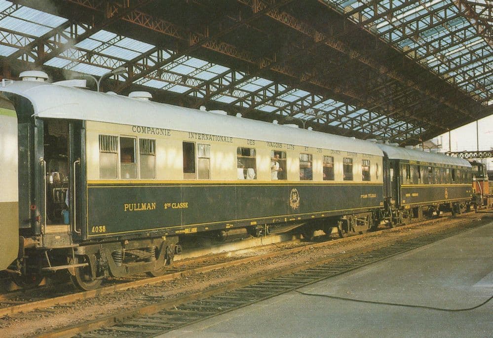 Ajecta No 42 Pullman 4038 Restaurant 4297 Troyes Gare Train Postcard