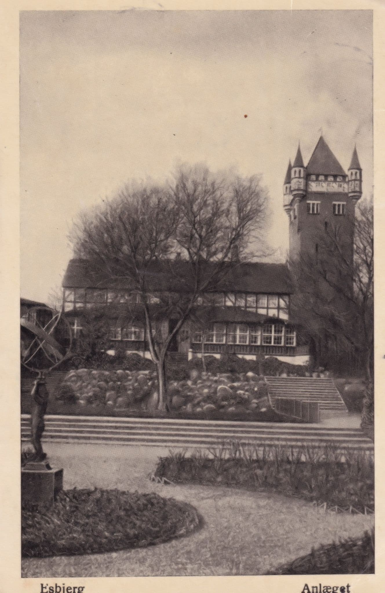 AK Esbjerg Anlaeget Sweden Postcard