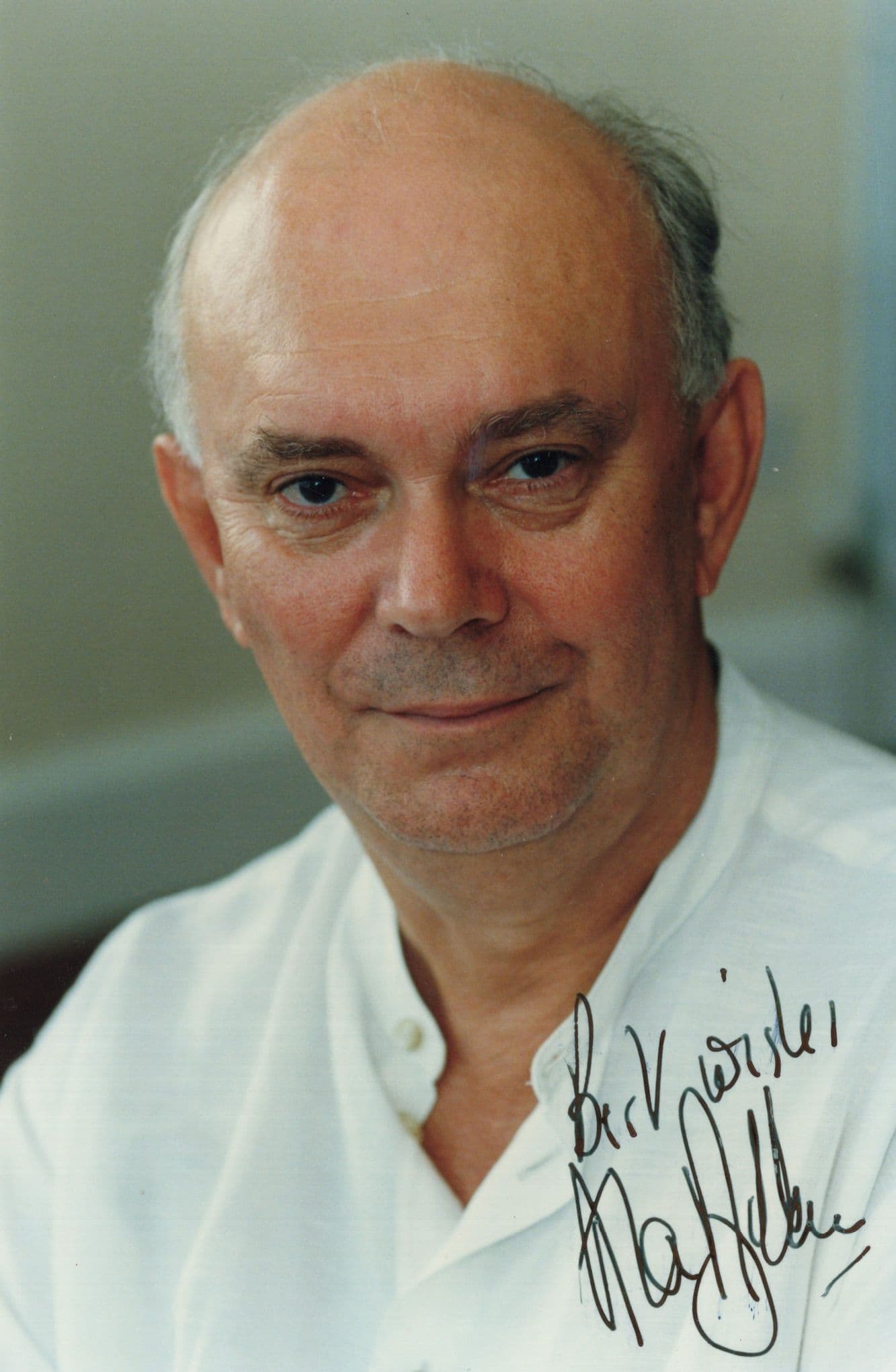 Alan Ayckbourn Playwright Hand Signed Photo