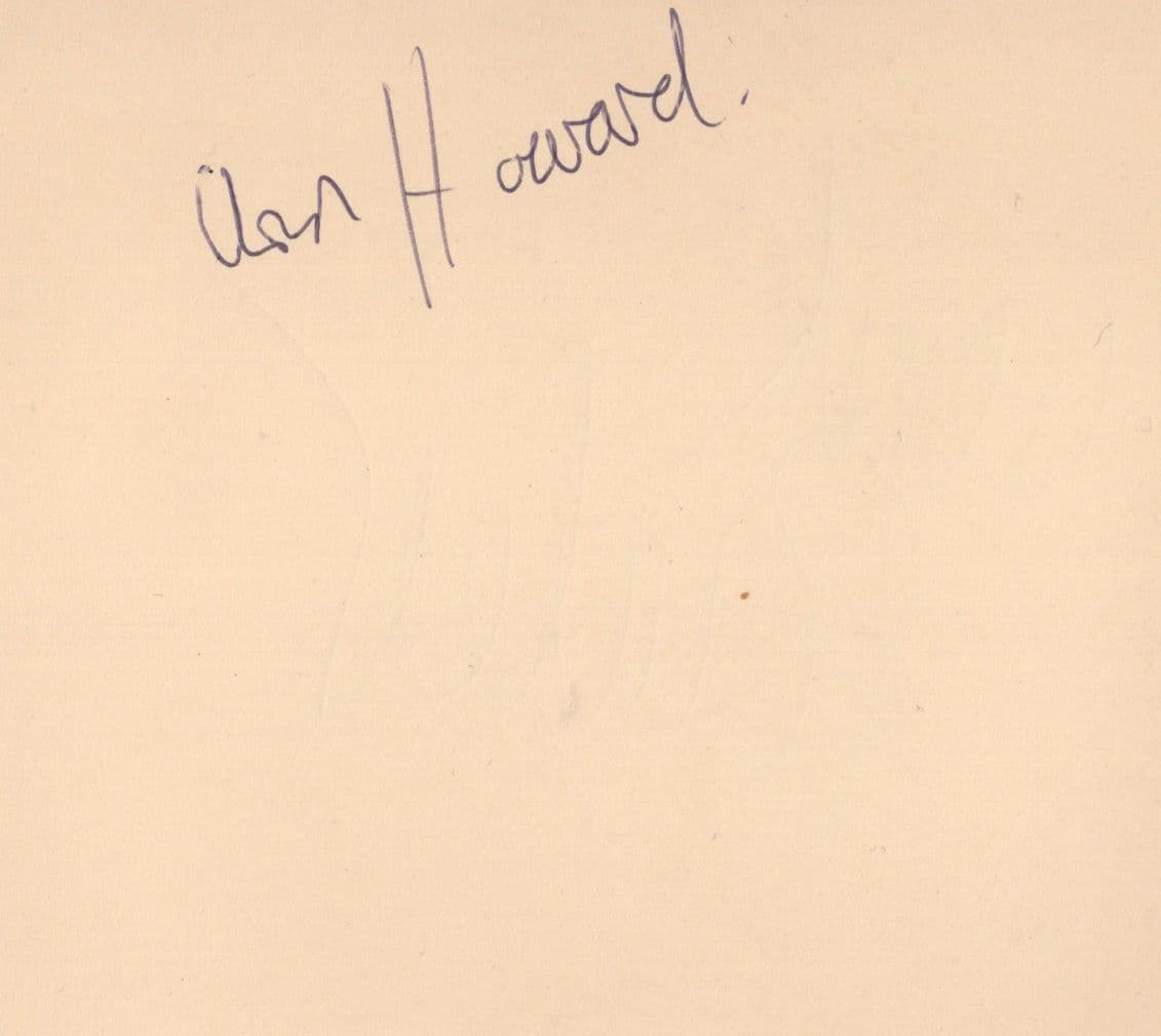 Alan Howard Ballet Russe de Monte Carlo 2x Hand Signed Autograph s
