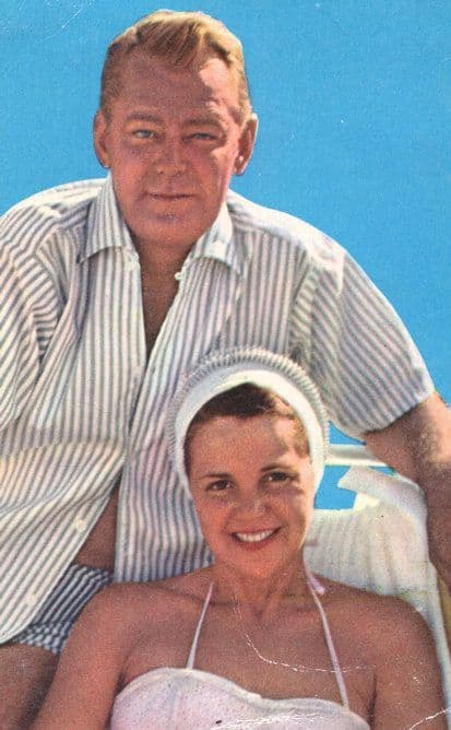 Alan Ladd Rare French Postcard & On Holiday Bonus Photo Card