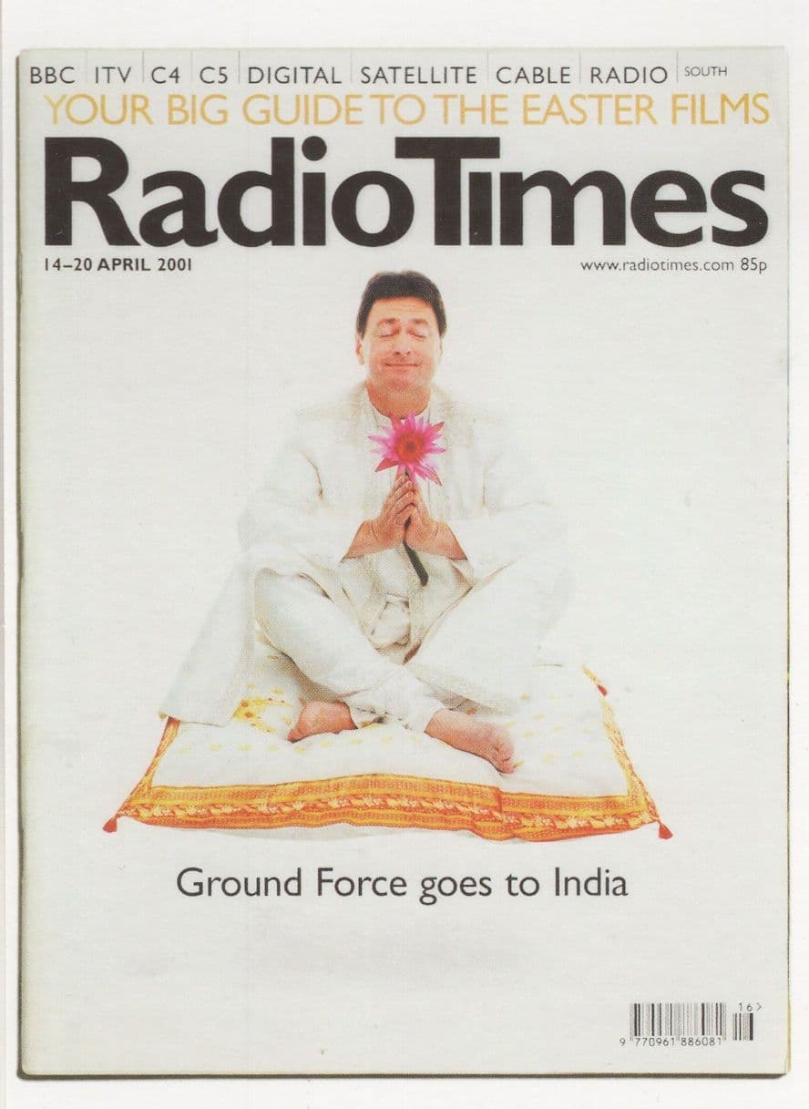 Alan Titmarsh Ground Force BBC TV Show Radio Times Postcard