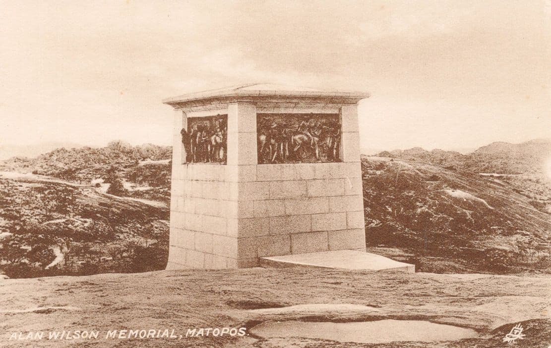 Alan Wilson Memorial Matopos South Africa Tucks Postcard