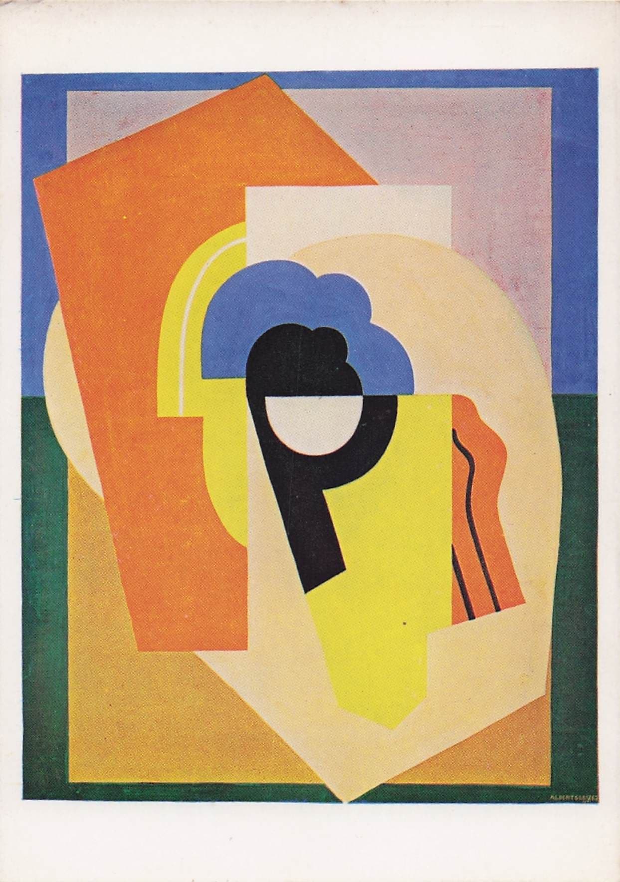 Albert Gleizes 1921 Untitled Painting Tate Gallery Postcard