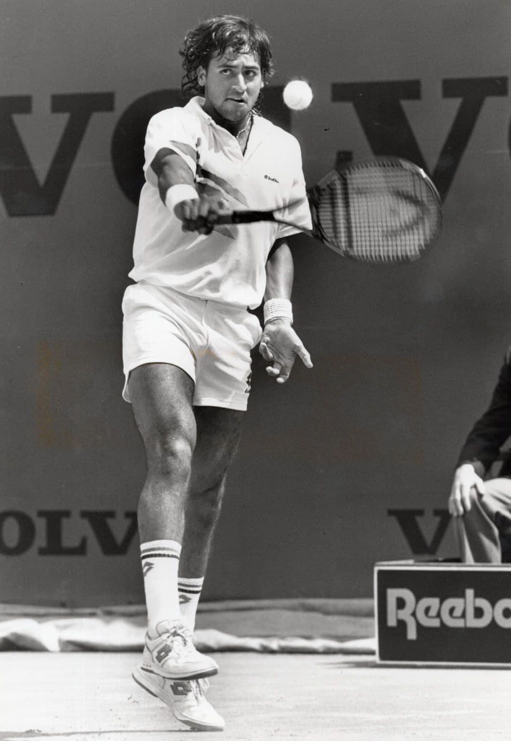 Alberto Mancini Argentina 1989 Monte Carlo Tennis Championship Large Press Photo