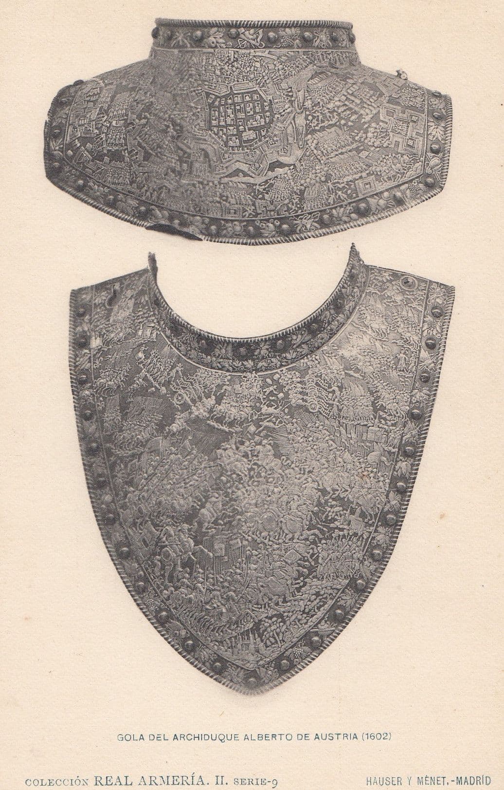 Alberto VII Archduke Of Austria Knight Armour in 1602 Old Postcard