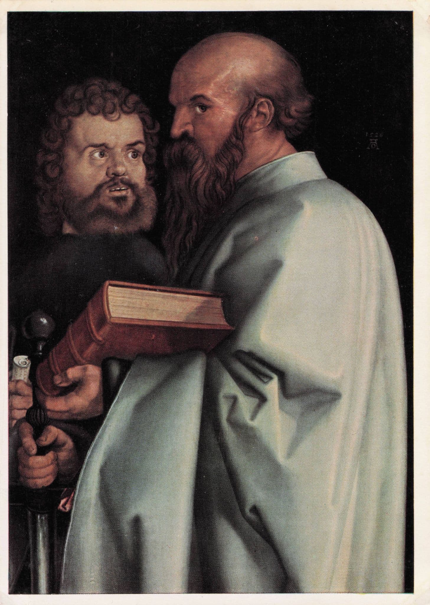 Albrecht Durer Paulus & Markus German Gallery Painting Postcard