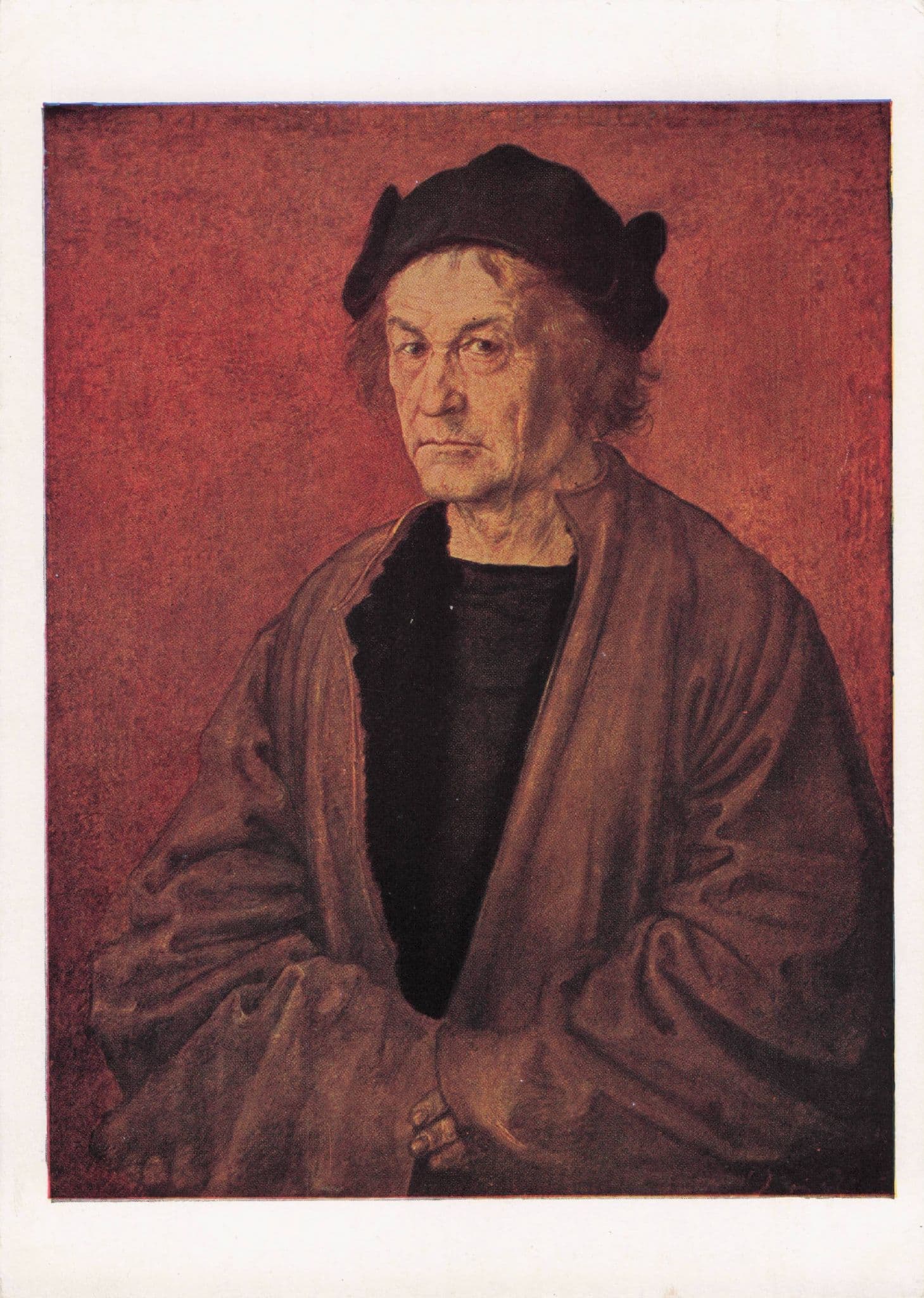 Albrecht Durer The Painter's Father London National Gallery Painting Postcard