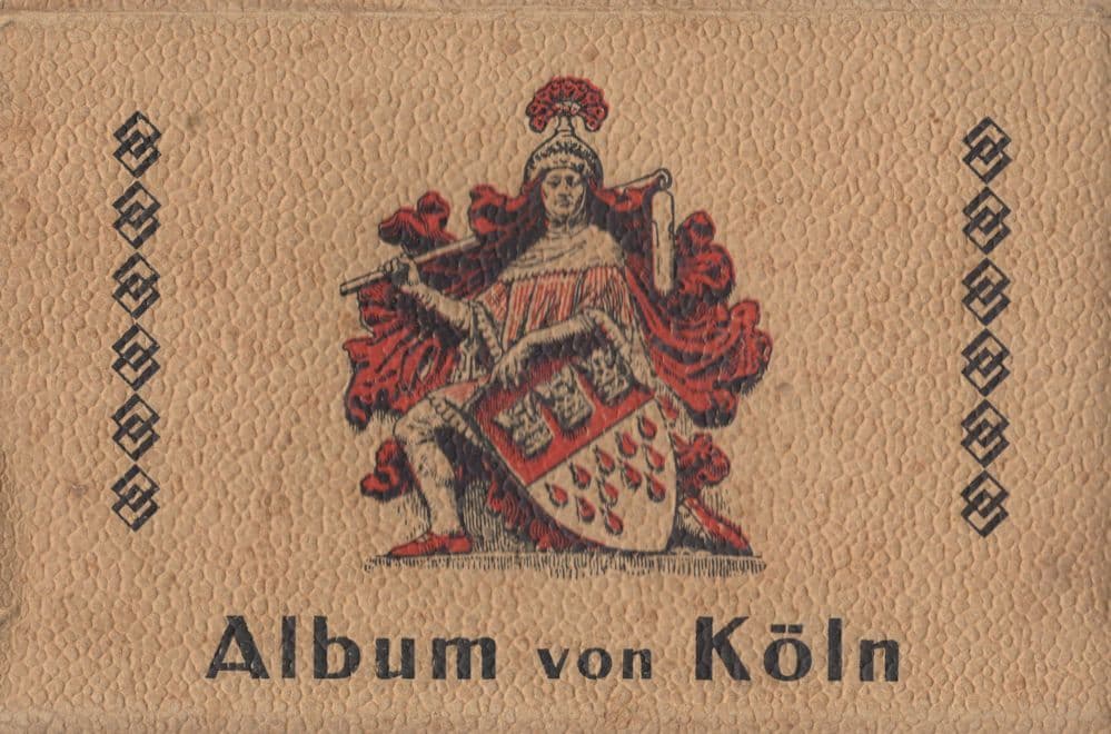 Album Von Koln German Antique Folding Postcard Book