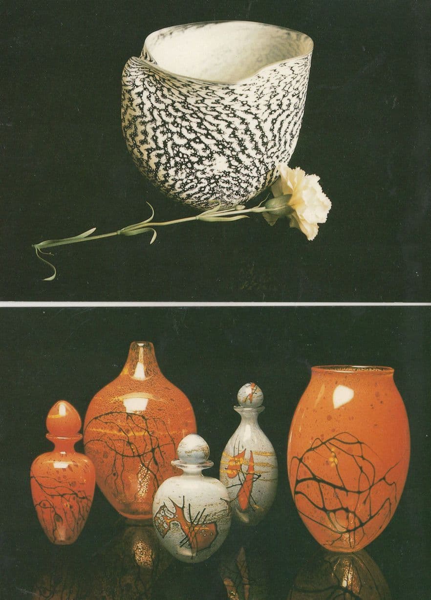 Alchemy Hot Glass Vase Kimono Glassblowing London School Postcard s