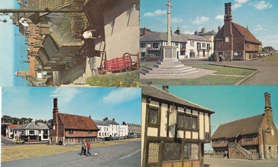 Aldeburgh The Moot Hall and Steps 4x 1970s Postcard s