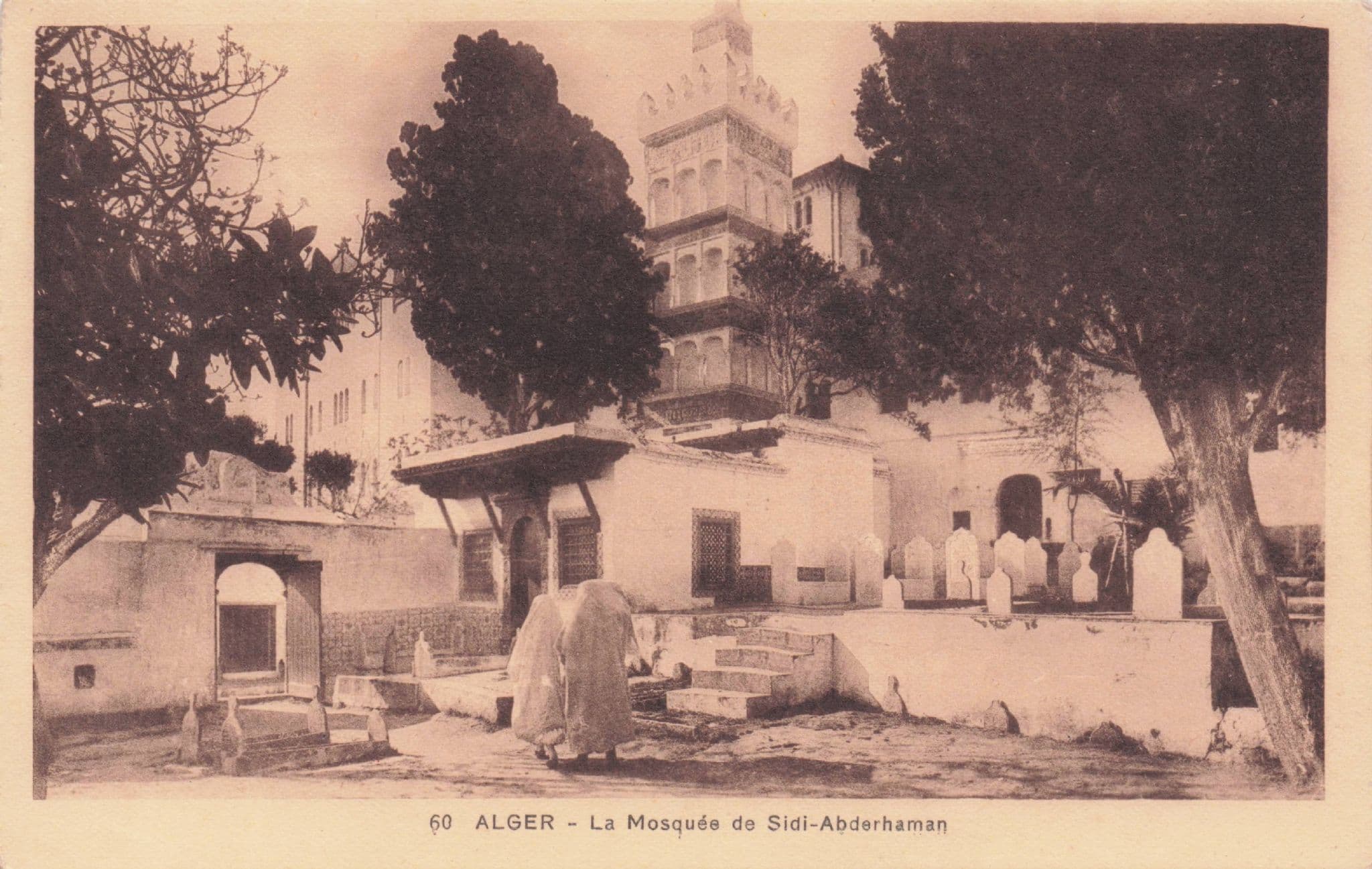 Alger La Mosquee De Sidi Abderhaman Algeria Postcard