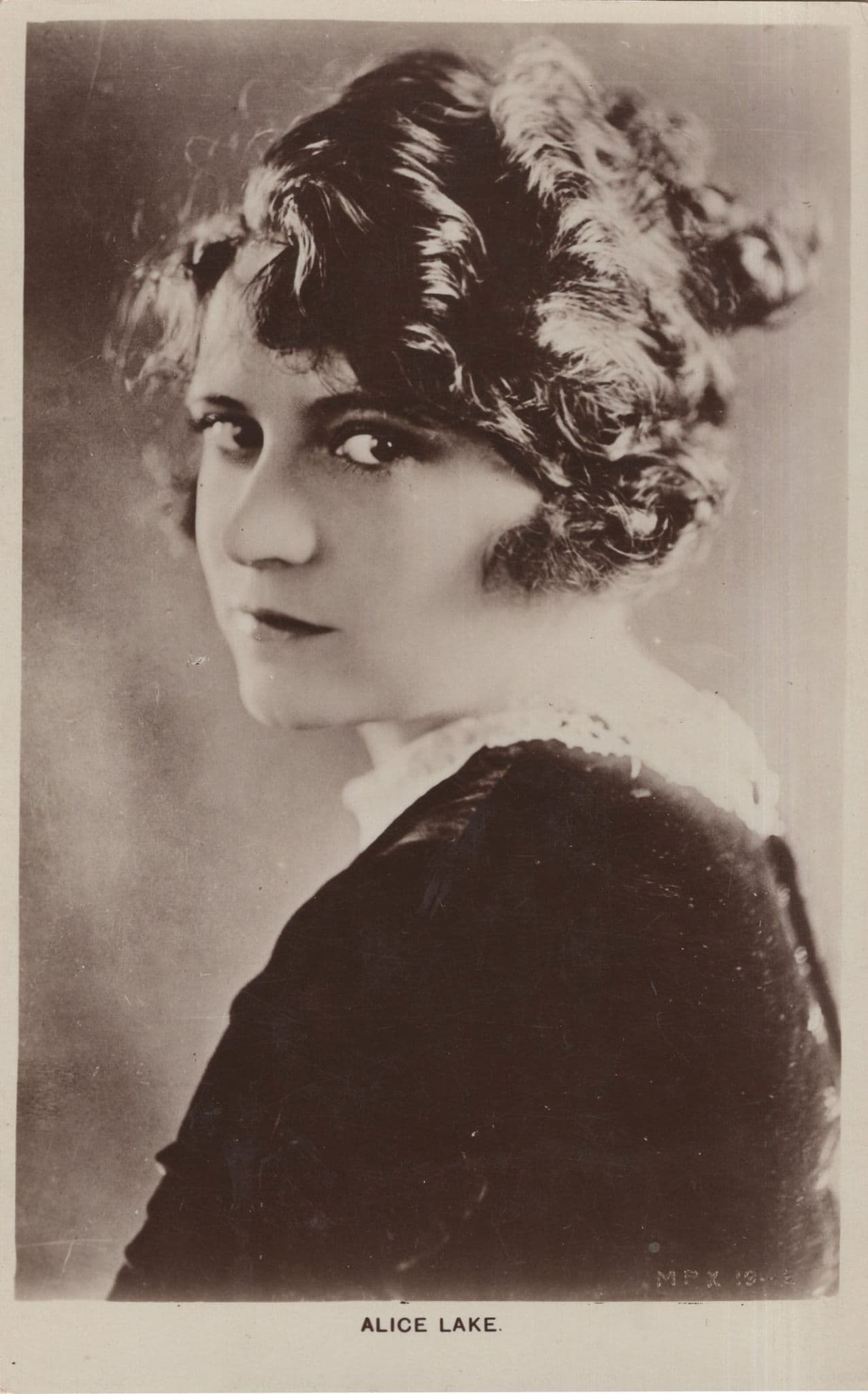 Alice Lake Hollywood Film Actress Picturegoer Rare RPC Postcard