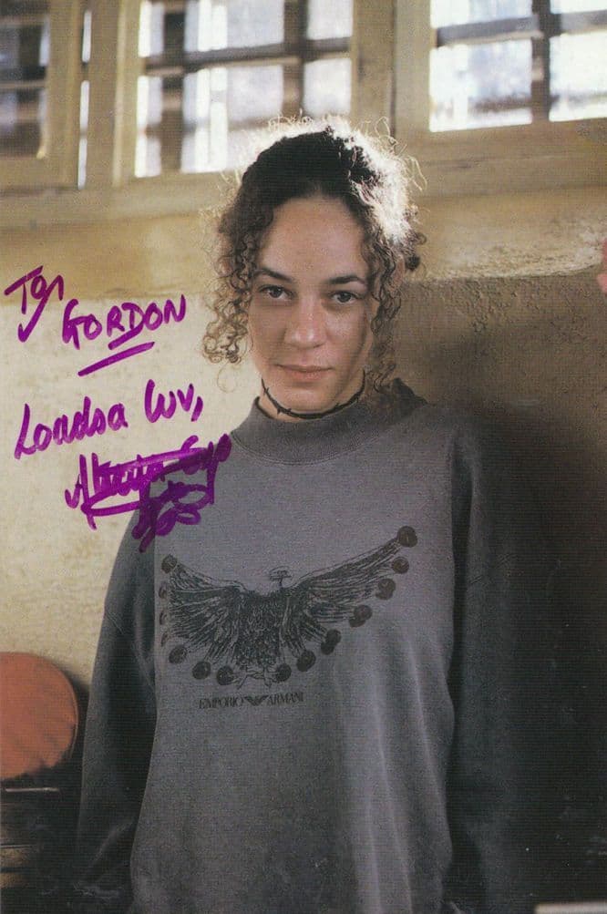 Alicya Eyo Bad Girls Hand Signed Cast Card Photo