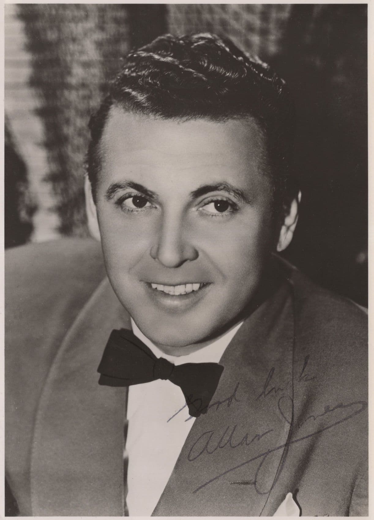 Allan Jones Of The Marx Brothers Films Hand Signed Photo