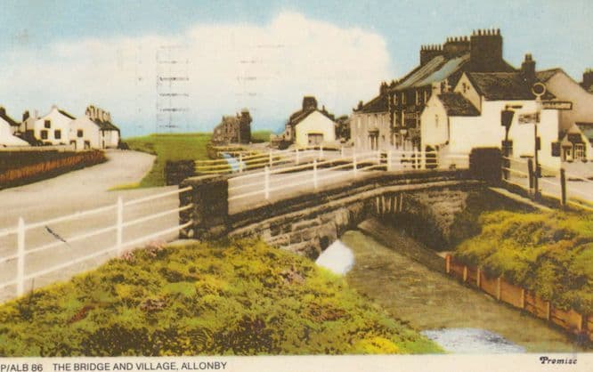 Allonby Bridge 1970s Postcard