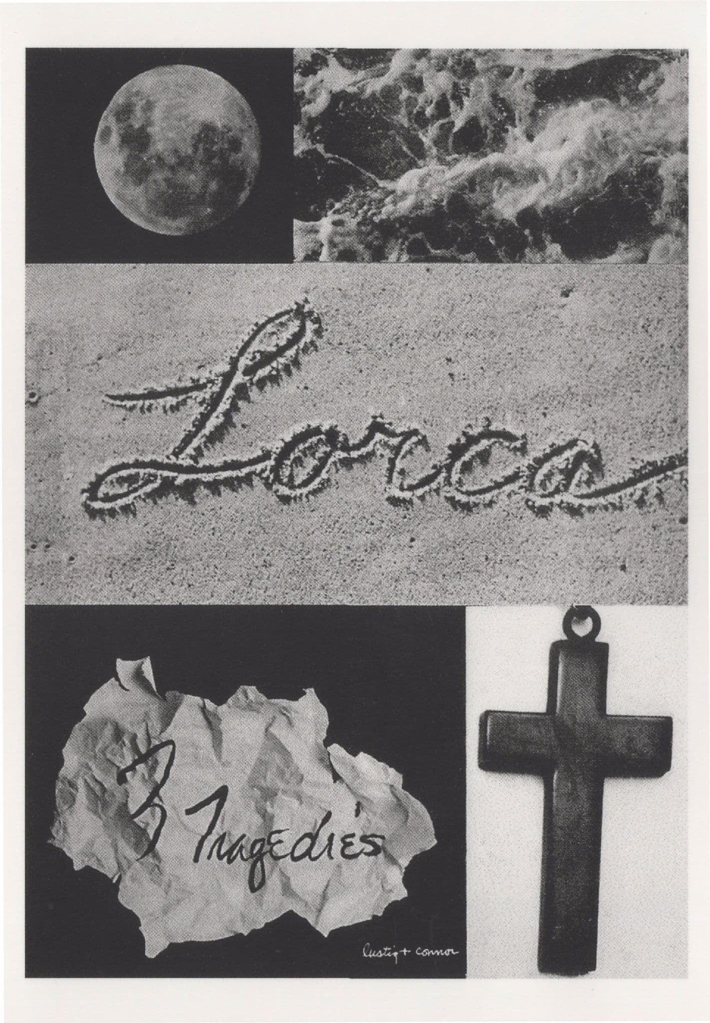 Alvin Lustig 3 Three Tragedies 1948 Rare Book Postcard