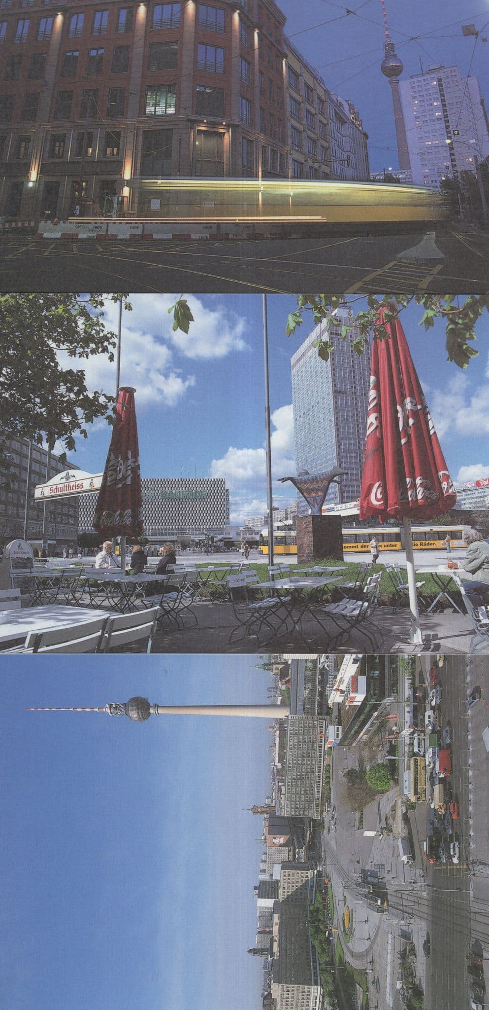AM Hackeschen Berlin Car Alexanderplatz 3x German Transport Postcard s