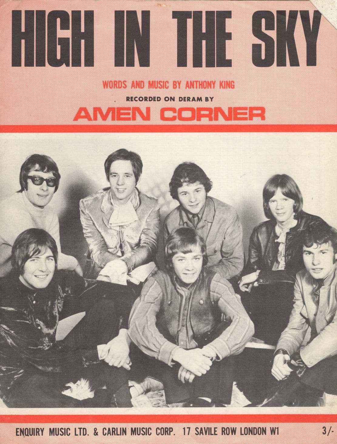 Amen Corner High In The Sky Sheet Music