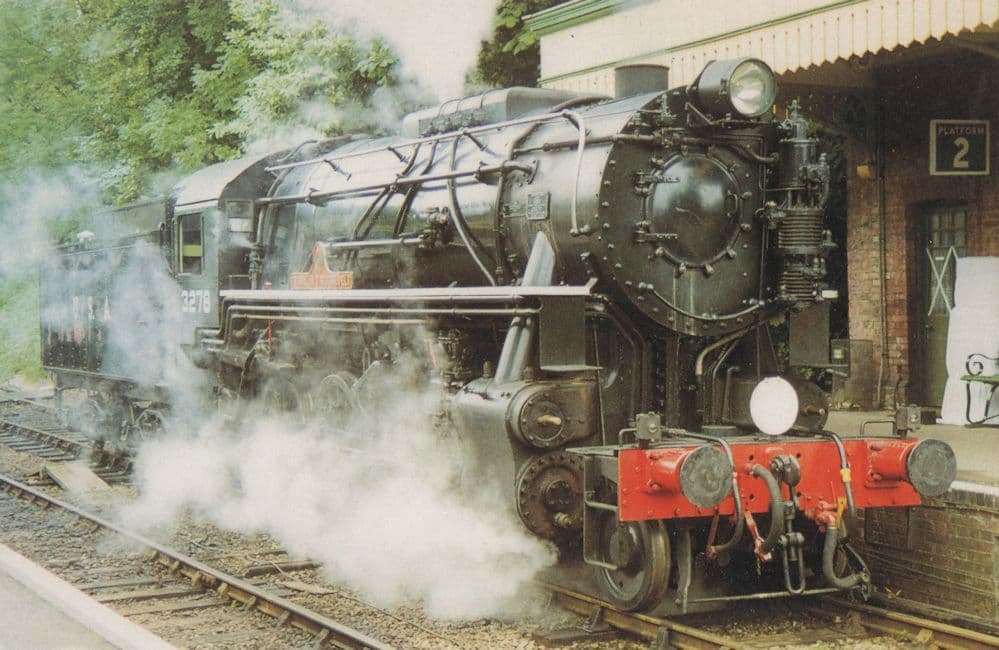 American Built S160 No.3278 Train EE465 Wartime Livery Postcard