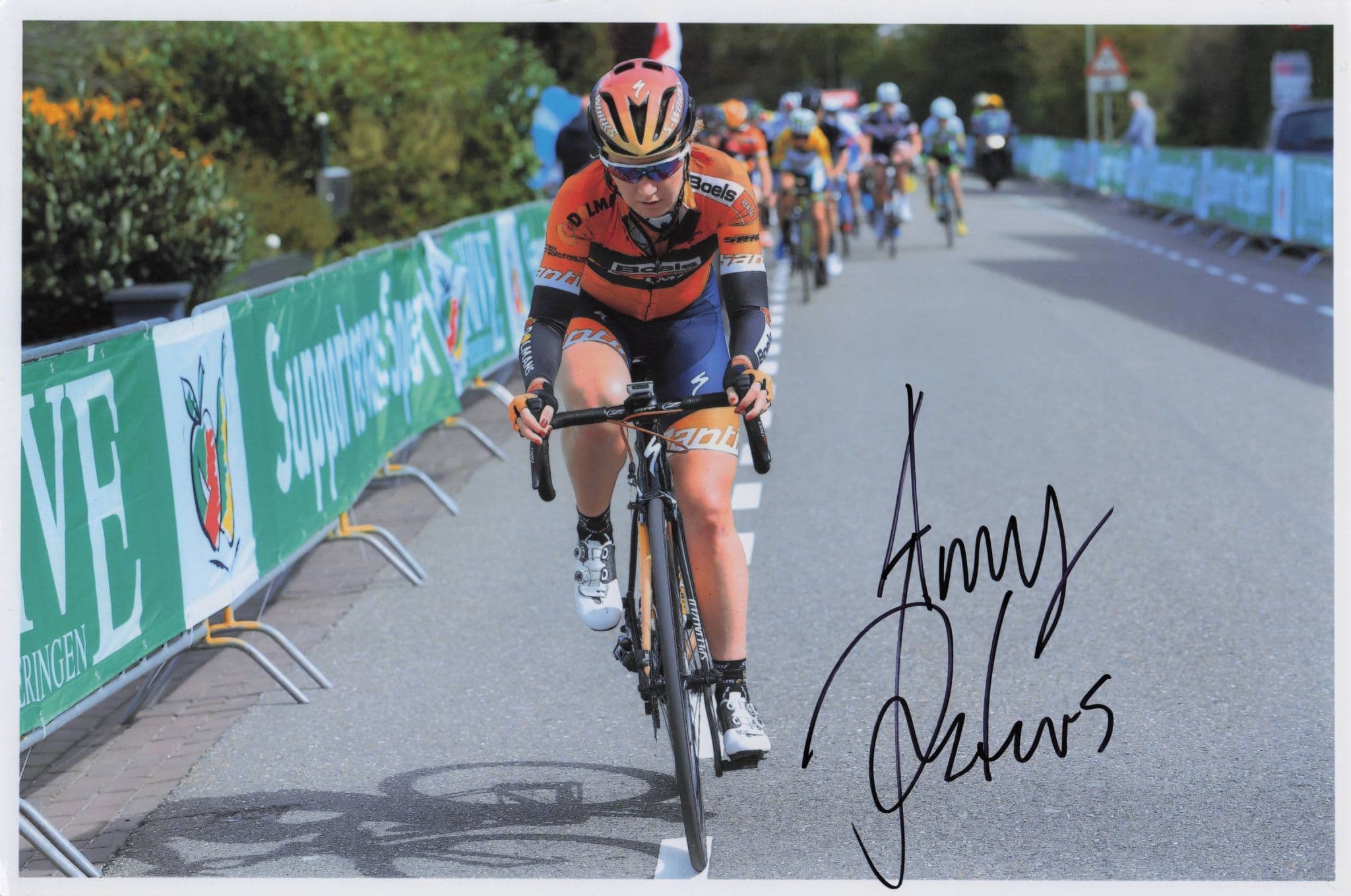 Amy Pieters Holland UCI Olympic Cyclist 12x8 Hand Signed Photo