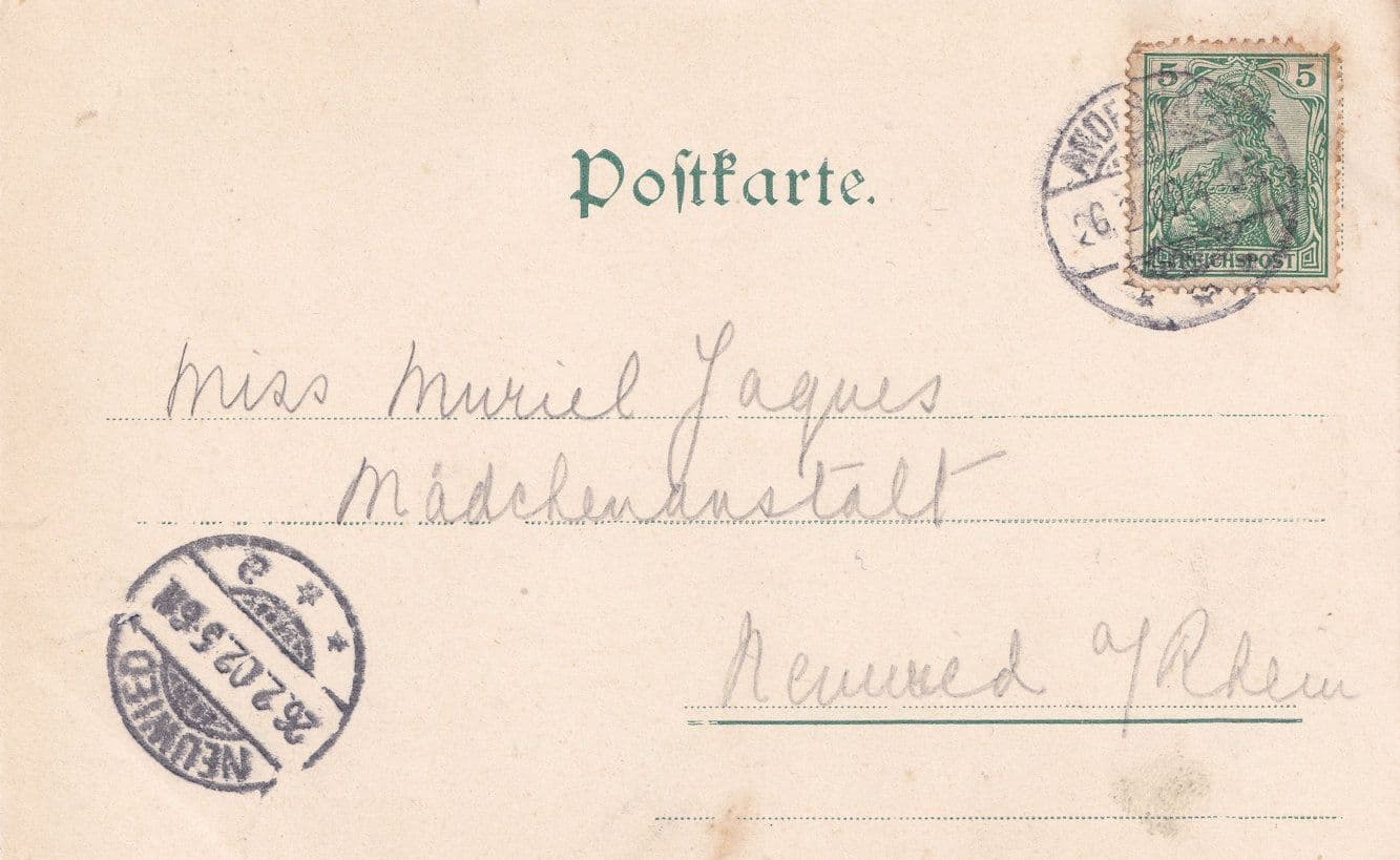 Andernach Pfarrkirche Possibly First Ever 1902 German Postcard