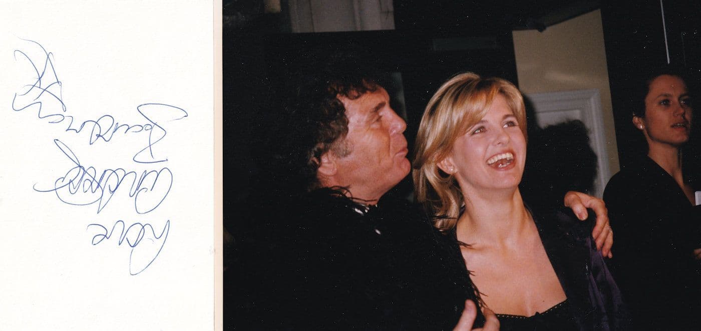Andrea Boardman Live & Kicking Miss UK International Signed Card & Photo Ephemera