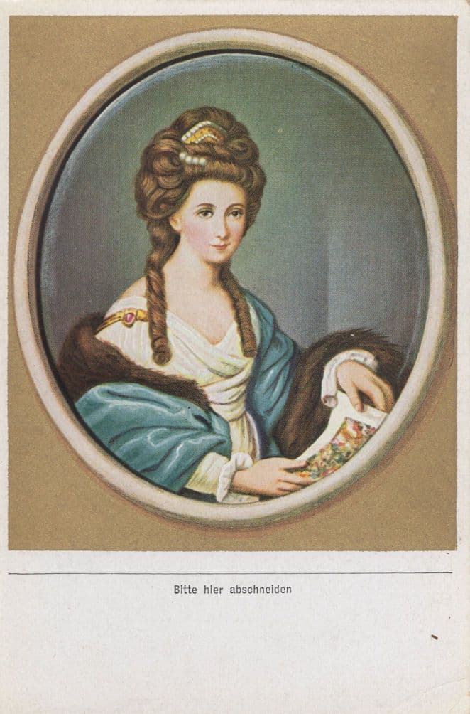 Angelika Kauffmann Swiss History Painter German Old Cigarette Card