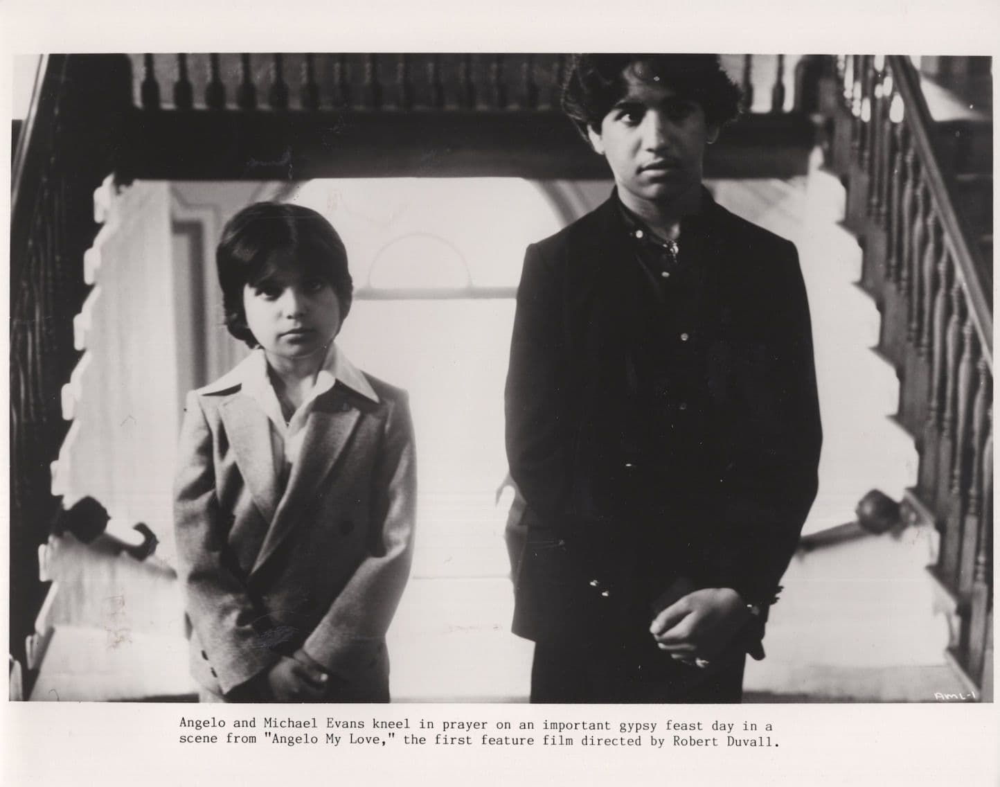 Angelo My Love Film Michael Evans Monochrome 10x8 Publicity Photo