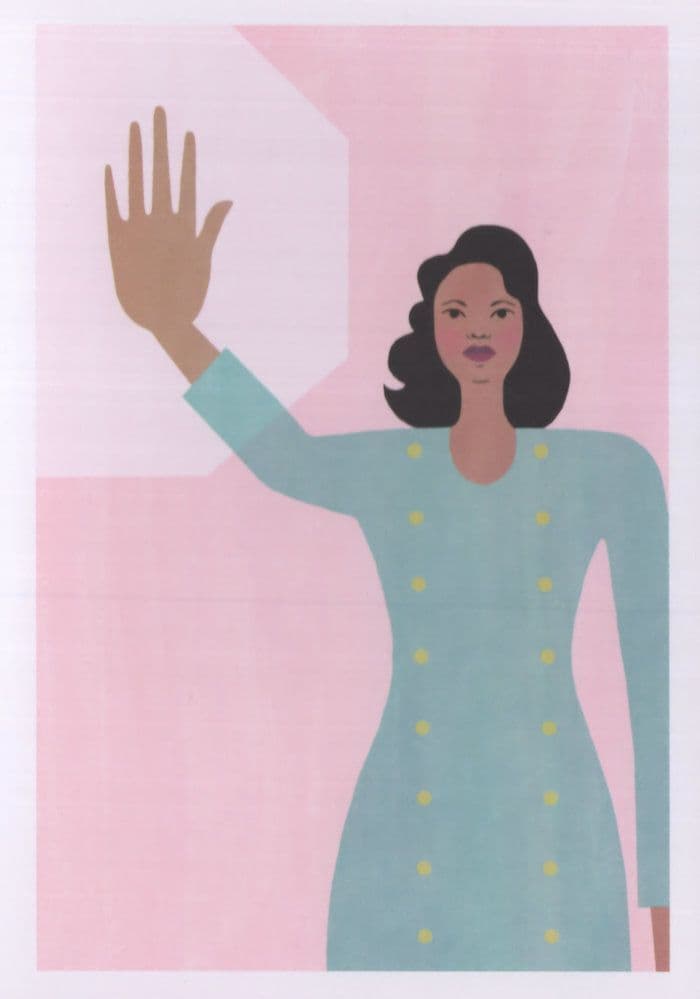 Anita Hill vs Clarence Thomas Sex Harassment Legal Case Postcard