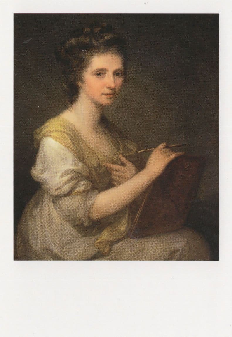 Anjelica Kaufman Swiss Artist National Portrait Gallery Postcard