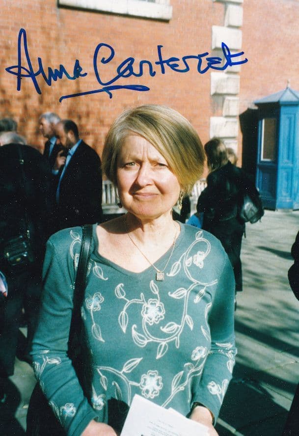 Anna Carteret Juliet Bravo The Saint Large Hand Signed Photo