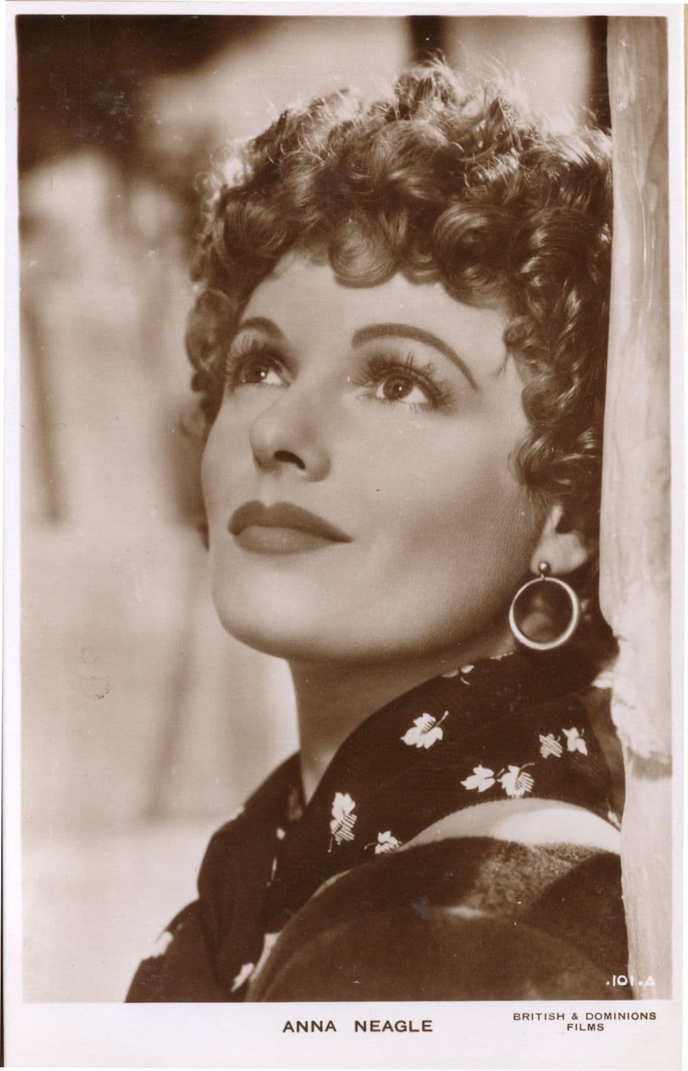Anna Neagle British & Dominion Film Movie Real Photo Postcard