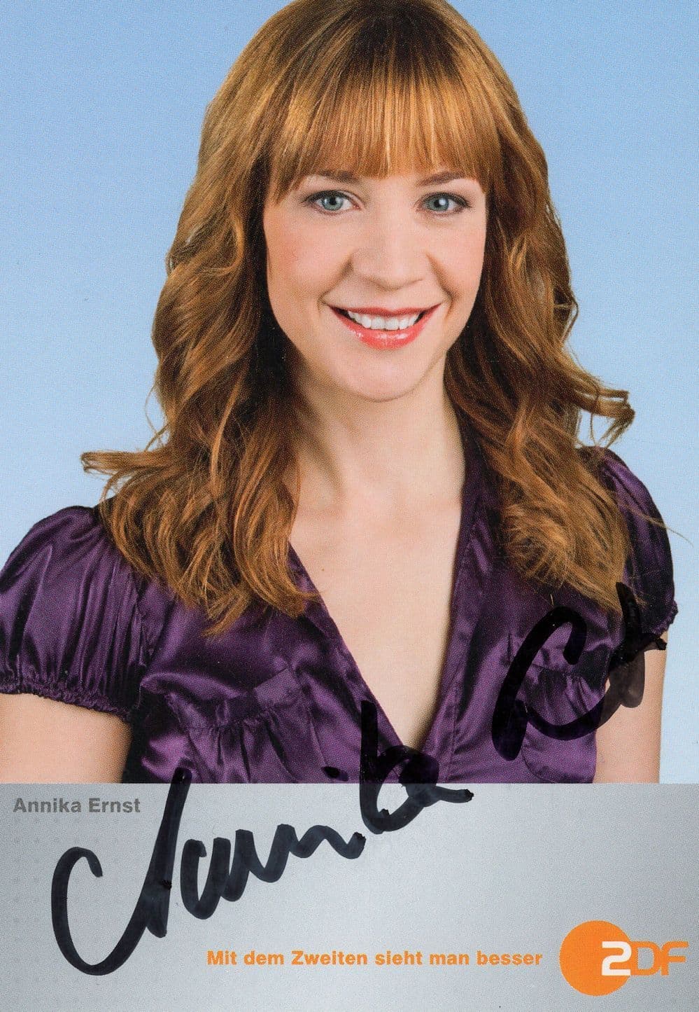 Annika Ernst German TV Actress The Mountain Doctor Hand Signed Photo