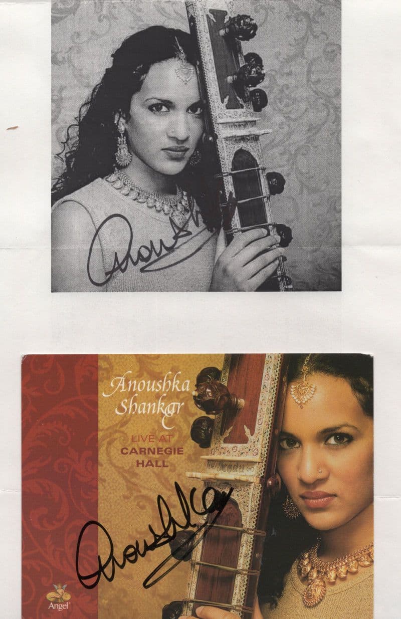 Anoushka Shankar Hand Signed Live Concert Photo & Picture