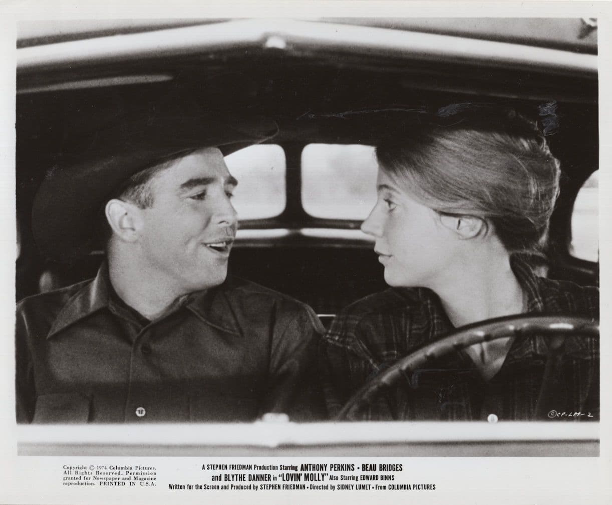 Anthony Perkins Lovin' Molly Film 10x8 Monochrome Press Photo