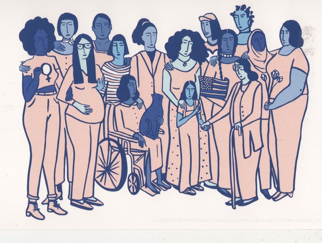 Anti Racism Equality Disabled Human Rights Art Political Postcard