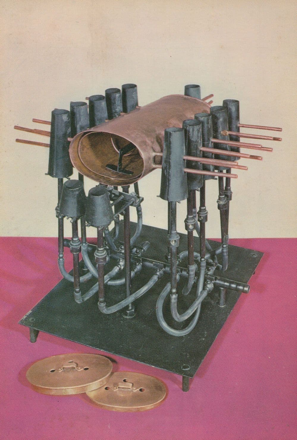 Antique Bunsen Thermostat Postcard