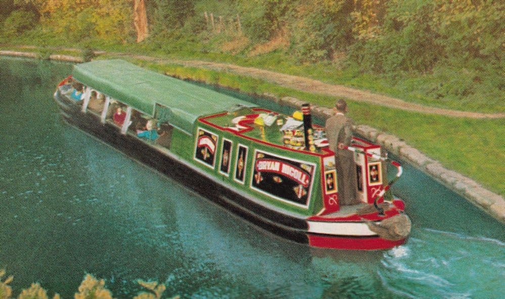 Arcturus Guided Watford Boat Canal Tours 1970s Advertising Postcard