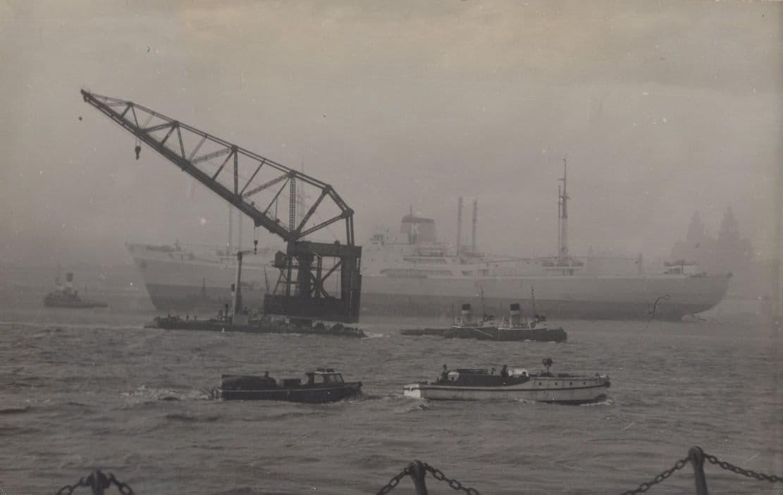 Argo Ollandia Ship Vintage Photo